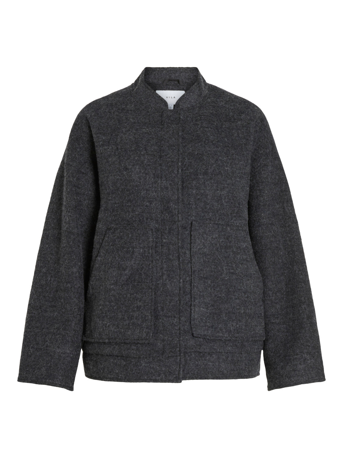VICECILIE Jacket - Dark Grey Melange